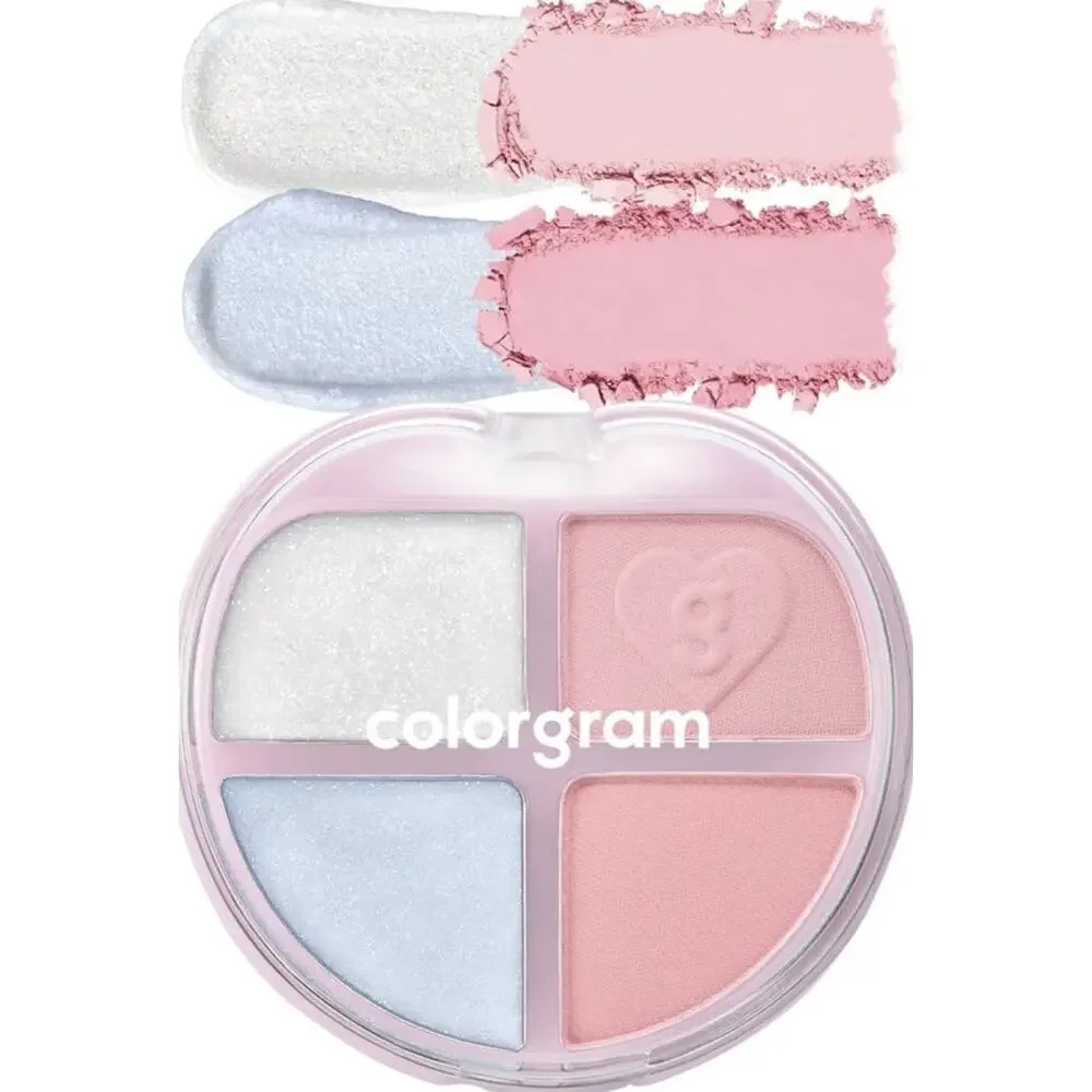 Colorgram Tintin Dory Makeup Lot of 3 Blusher & Eye Palette K-Beauty